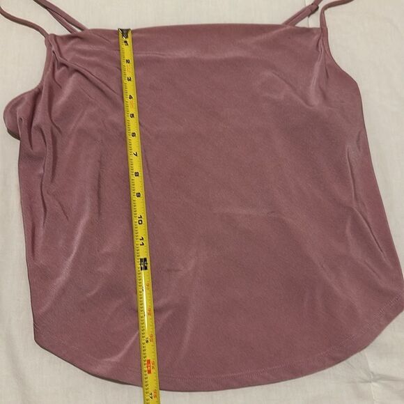 NWOT Wild Fable Cowl Neck Spaghetti Strap Tank Top in Rose Color Size L - Picture 8 of 14
